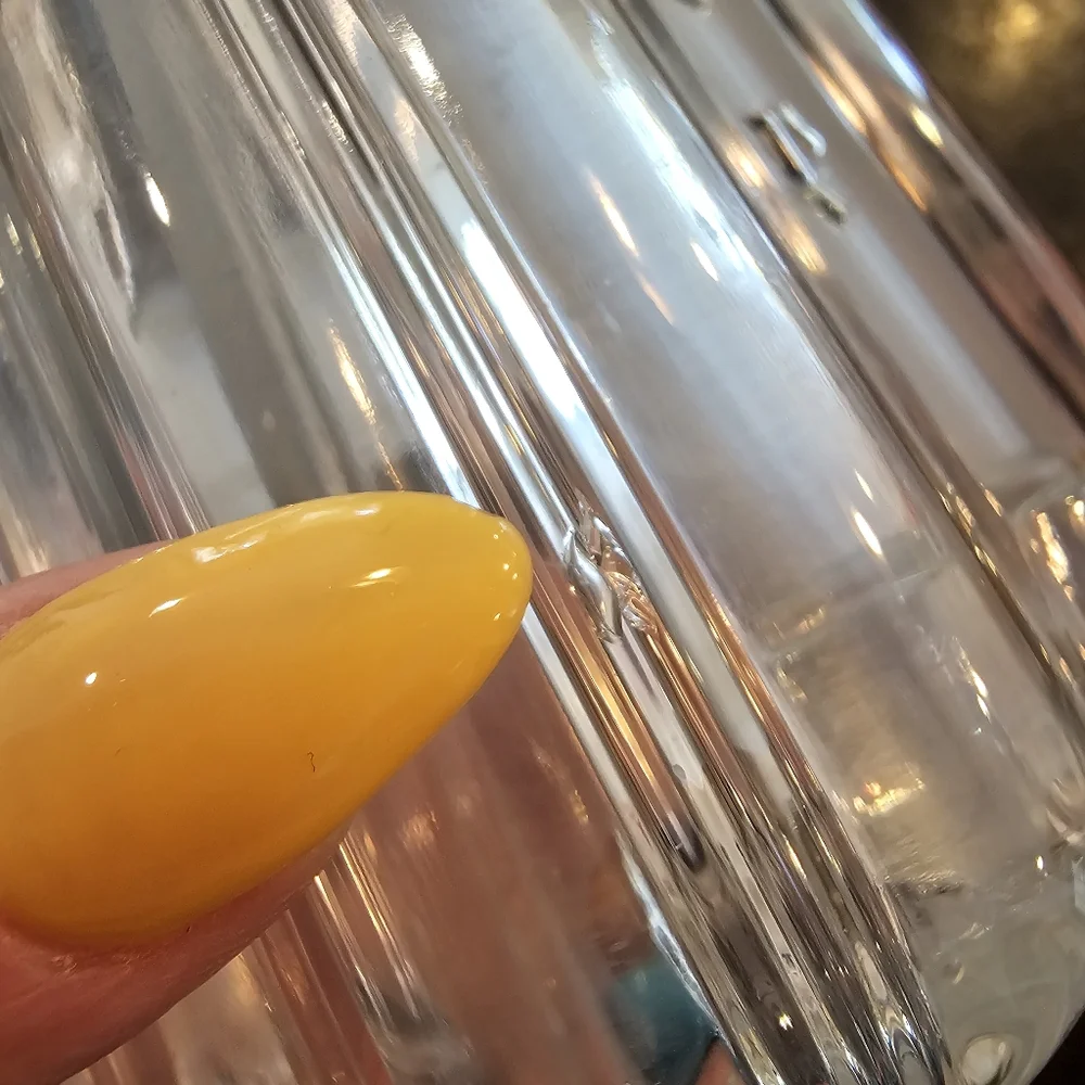 Vintage 1930s-40s MCM Fostoria Sunray hand blown glass 